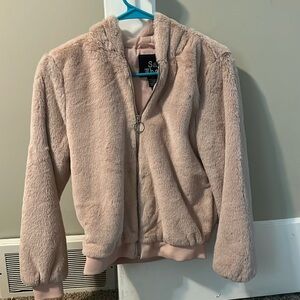 Fuzzy pink Jacket